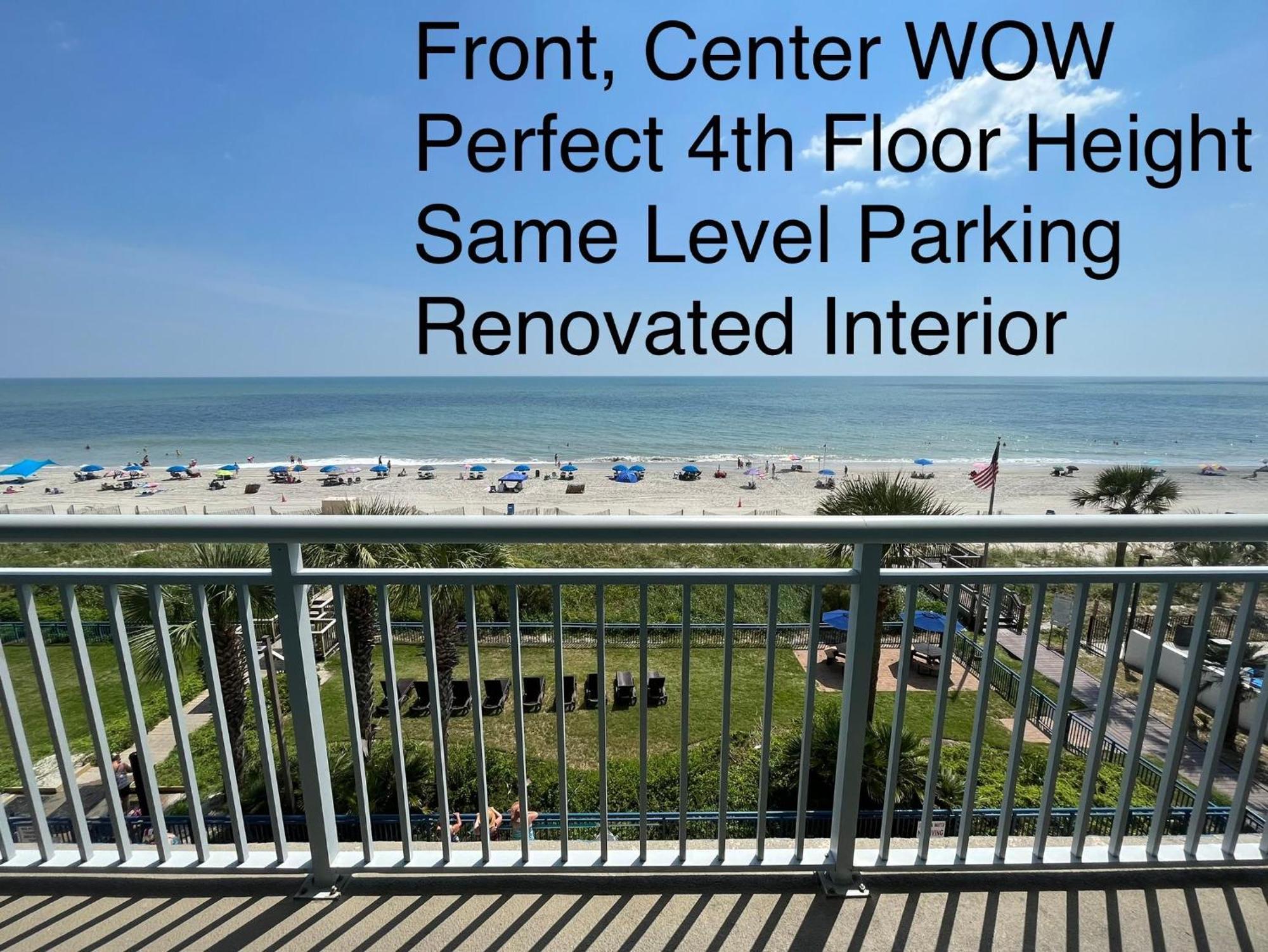 Villa 2007 S Ocean Blvd, 0406 - Ocean Front Sleeps 10 Myrtle Beach Exterior foto